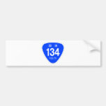 国道 134 号線ー国道標 バンパーステッカー