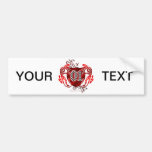 01 auto het rennen aantaltijgers bumperstickers