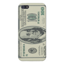 100 cas de l'iPhone 5 de billet d'un dollar iPhone 5 Case