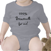 100% het baby van de Moedermelk T-shirt