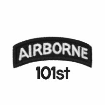 101st in de lucht geborduurd shirt