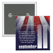 11 septembre - Pin patriotique de souvenir Badges Avec Agrafe