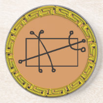 11ème pentagramme du solomon grec dessous de verres