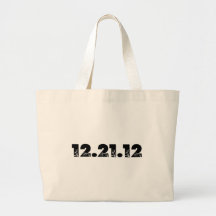 12.21.12 2012 le 21 décembre 2012 sacs en toile