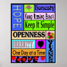 12 énonciations d'étape posters