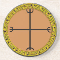 12ème pentagramme du solomon grec dessous de verres