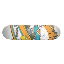 13734-Cool-Skateboarding-Tiger-Clipart-Illustra…