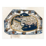 1535 de Kaart van de wereld Wens Kaart