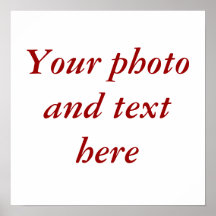 15"" toile x15 personnalisée posters
