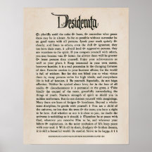 1692 - Desiderata Posters
