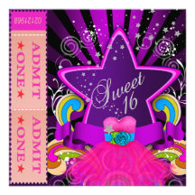 16ème billet d'amusement de fête d'anniversaire de bristol