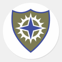 16ème Insignes de corps de l'armée Adhésif Rond