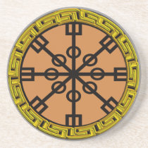 16ème pentagramme du solomon grec dessous de verres