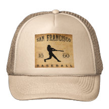 1860 het Honkbal van San Francisco Californië Petten Met Netje
