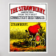 1874 le cigare de fraise affiches