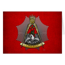 18ème Degré : Chevalier du rose Croix Carte De Vœux