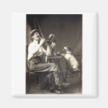 1905 Bier die Honden drink Koelkast Magneetje