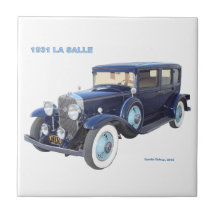 1931 LA SALLE VAN CADILLAC GEBOORTETEGELTJES