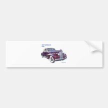 1938 CADILLAC V-16 BUMPERSTICKER