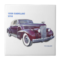 1938 CADILLAC V-16 GEBOORTETEGELTJE