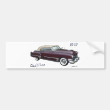 1949 CADILLAC # 2 BUMPERSTICKER