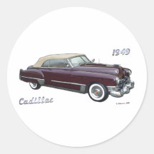 1949 CADILLAC # 2 STICKER
