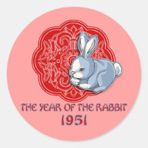 1951 l'année des cadeaux de lapin adhésif