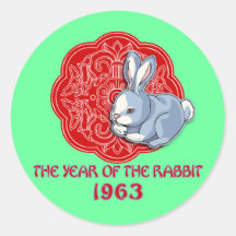 1963 l'année des cadeaux de lapin adhésif