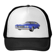 1970 Chevelle SS: Blauw eindig: Trucker Petten