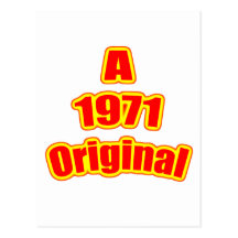 1971 Origineel Rood Wens Kaart