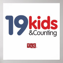 19 het kinder en Tellende Poster van het Logo