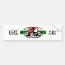 19K pantser elfde ACAV Bumperstickers