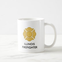 1LOGO11,       SAPEUR-POMPIER     de l'ILLINOIS Tasse