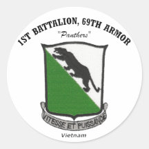 1st Bataljon, de 69ste Stickers van het Pantser