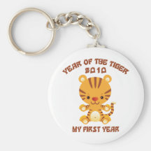 2010 ans du bébé de tigre porte-clés