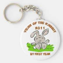 2011 ans du bébé de lapin porte-clefs