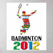 2012 : Badminton Affiches
