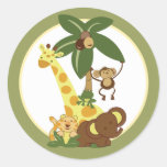 20 - 1.5" Babys van het Oerwoud van de Verbinding  Ronde Stickers