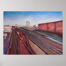 215th Voies de train de St à Riverdale Posters