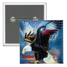 22 aigle, liberté pin's