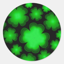 23 shamrocks autocollants