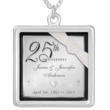 25ème Pendentif commémoratif d'anniversaire