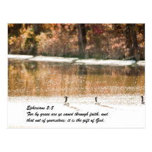 2:8 d'Ephesians Carte Postale