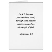2:8 d'EPHESIANS Cartes De Vœux