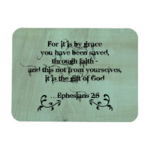 2:8 d'Ephesians de vers de bible Magnet Souple