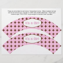 2 emballages de petit gâteau personnalisés par béb tract customisé