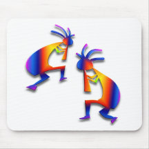 2 Kokopelli #23 Tapis De Souris