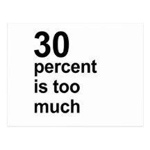 30 percenten is teveel wens kaarten