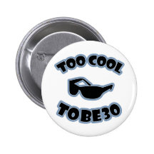 30ème Cadeau de bâillon d'anniversaire Badges