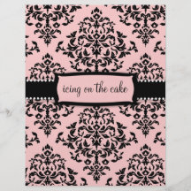 311-bevriest op het Zoete Roze van de Cake Gepersonaliseerde Folder